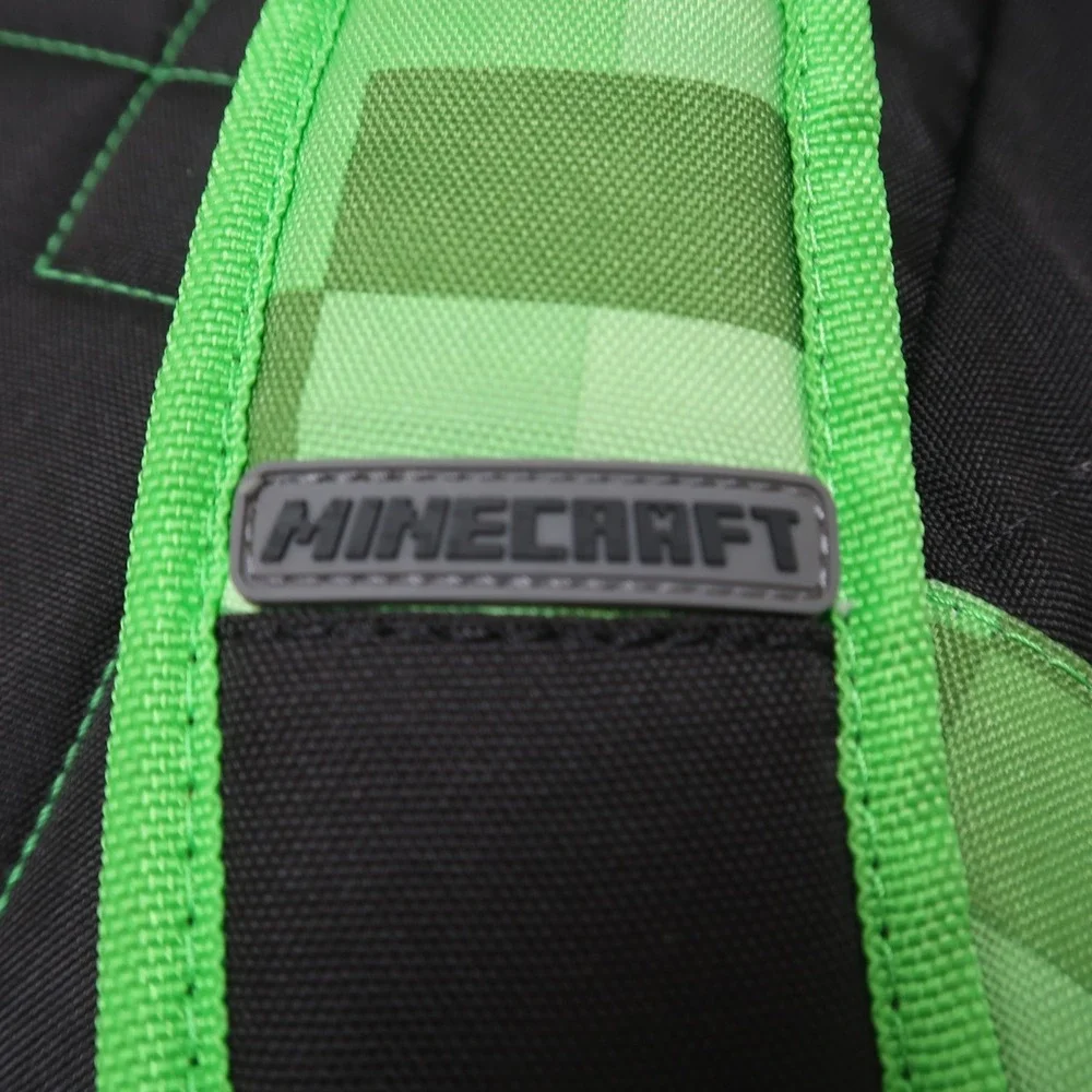Official Minecraft Green Creeper Kids Jinx Backpack!  17